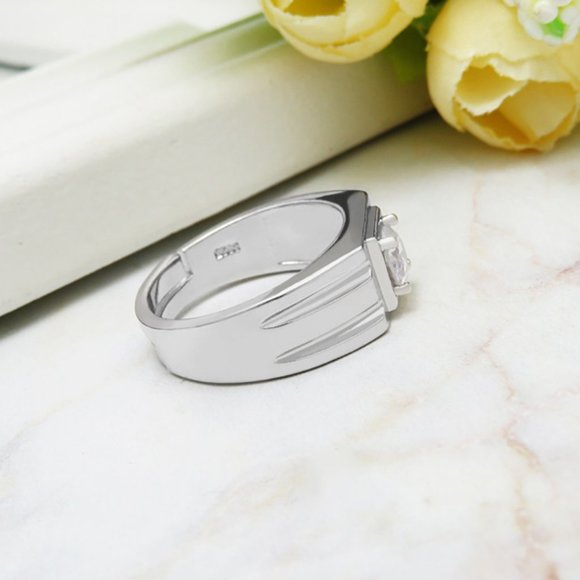 men silver ring - Picture 3 of 3